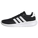 adidas Lite Racer 3.0 Shoes, Sneaker Uomo, Core Black Ftwr White Grey Five, 44 2/3 EU