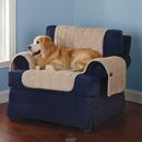 Non-Slip Furniture Protecting Pet Dog Cat Chair Cover Recliner 24x84 Light Beige