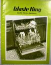 Catálogo de colección WASTE KING RETRO electrodomésticos de cocina lavavajillas 1979