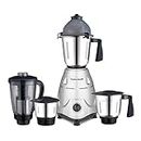 Morphy Richards Icon Superb 750 Watts Mixer Grinder| 4 Stainless Steel Mixer Jars including Juicer Jar| 3-Speed Control with Pulse Effect| 1-Yr Warranty by Brand| Silver & Black