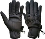 Equestrian Horse Riding Gloves BLACK GENTS Qualität Synthetic Leather CLEARANCE