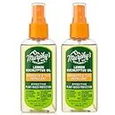 Murphy's Naturals Lemon Eucalyptus Oil Insect Repellent Spray | DEET-Free, Plant-Based | Mosquito and Tick Repellent for Skin + Gear | 4 Ounce Pump Spray | 2 Pack