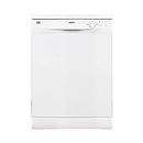 Zanussi Freestanding Dishwasher With AirDry Technology, 13 Place Settings, 5 Programmes, 60 CM, 49 dB, Auto Half Load, Intensive Programme For Stubborn Residue, White [Energy Class F]