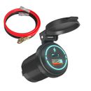 Car Motorcycle USB C Charger QC3.0 Type C PD Fast Charging For iPhone 14 13 12