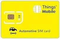 SIM Card per VEHICLE GPS TRACKER - Things Mobile - copertura globale, rete multi-operatore GSM/2G/3G/4G, senza costi fissi, senza scadenza, tariffe competitive. 100€ di credito incluso + 20€ gratis