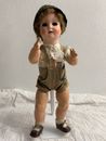 Dolls, old from 1950 with stamps on shoes