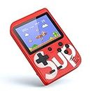 TechKing (Winter Special Festive Deal with 15 Years Warranty) Colorful LCD Screen USB Rechargeable Portable SUP Handheld Classic Retro Video Gaming Player Game Console with 400 in 1 Classic Old Games