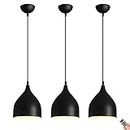 KEFA Battery Operated Pendant Light with Remote, Indoor No Wiring Ceiling Hanging Light, Modern Wireless Pendant Lighting Chandelier Fixture for Kitchen Island Dining Room Living Room Farmhouse (Colo