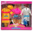 1993 Barbie Caring Careers Fashion Gift Set / 3 Moden / NrfB / Mattel 10773