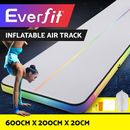 Everfit 6M Air Track Mat Inflatable Gymnastics Tumbling Mat Colourful