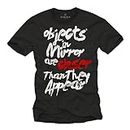 Fashion T-Shirt Noir Homme Objects in Mirror Taille XL