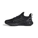 Adidas Men Synthetic Web Boost Running Shoes, CBLACK/BLBLME/GREFIV, UK-7