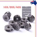 HCS Deep V Groove Sealed Guide Line Track Pulley Ball Bearing 3X12X4mm AU