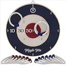 Toggle Toss Official Wall-Mounted Ring Toss Game Set - Fun Bar Games & Wall Games for Game Room or Basement – Perfect for Adults & Kids