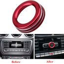 Car Inner Red Volume Knob Trim For Mercedes Benz W176 W246 W212 W16 Accessories