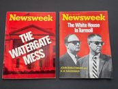 NEWSWEEK Magazine April 2 & May 7 1973 Watergate Mess & White House Turmoil