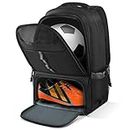 BROTOU Soccer Bag, Basketball Backpack with Ball Compartment, Soccer Backpack for Basketball/Volleyball/Football, Large Capacity Sports Equipment Bags for Men/Women