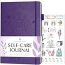 Legend Self-Care Journal – Guided Daily Reflection Journal to Support Mental & Physical Health – Daily Mood, Meditation & Personal Development Notebook – 26.5x18.5cm, Lasts 3 Months (Purple)