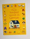 First Hundred 100 Words In German Language Heather Amery Stephen Usborne