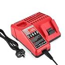 Abatinvo M12 & M18 Rapid Charger, Compatible with Milwaukee 12V-18V XC Lithium-Ion Tools Battery Power Charger 48-59-1812