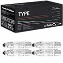 Wondrx Type MP4500A Toner Cartridges Compatible with Savin 9240G 9240SP 9250G 9250SP Printers, High Yield 31000 Pages (4 Pack Black)