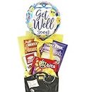 Gifts Fulfilled Feel Better Soon Get Well Gift Box Relaxing Get-Well Gift for Men, Women, Friends and Family with Food and Boredom Busters for After Surgery, Recovery, Illness