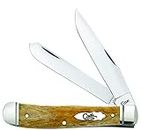 Case XX Knives Smooth Antique Bone Trapper Stainless Pocket Knife 58182 Navaja