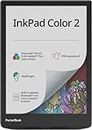 PocketBook e-Book Reader 'InkPad Color 2' (versione tedesca) 32 GB di memoria, 19,8 cm (7,8 pollici), display E-Ink Kaleido, IPX8 - Moon Silver
