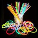 YRTOYS Light up Toys Glowsticks Mixed Colors Party Favors for Kids Birthdays Toys for Boys Girls Light Up Headbands, Necklace, Bracelets, Wristbands Toys For Adult And Kids, - [50 PCS] [Glow sticks]
