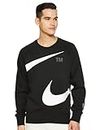 Nike Men's Regular Fit T-Shirt (DD5994-010_Black/White