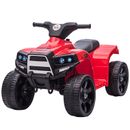 Homcom 6V Kinder Fahren auf Autos Elektro-ATV für 18-36 Monate schwarz + rot, gebraucht