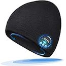 Bluetooth Beanie Hat, Wireless Headphone for Outdoor Sports, Ideal Gifts for Men Women (Dark Gray)