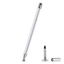 ZEBRONICS Stylus for iOS, Android, Windows, Smartphones, Tablets, with Double Side (Mesh + Disc Type), Replaceable Nib, Capacitive Pen, Aluminium Body, High Accuracy & Light Weight.