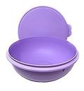 Tupperware 26 Cup Large Fix N Mix Bowl in Daisy Purple with Matching Seal