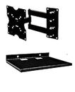 R.O.H.C Sachidanand Trading Wall & Ceiling Mounts for 14 to 32 inch LED/LCD TV (Black) with Set Top Box/DTH Stand - Wall Mount Stand/WiFi Router Stand, Black (Ideal for All Type of Set Top Box)