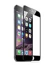 AA19 Premium Edge to Edge - Full Glue, No Rainbow, Full Front Body Cover Tempered Full Glass Screen Protector Guard for Apple iPhone 7 / iPhone 8 - Black