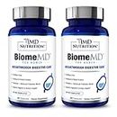 1MD Nutrition BiomeMD Probiotics for Women - 62 Billion CFUs, 16 Strains with Prebiotics | Supports Vaginal & Urinary Health - Doctor-Formulated | 30 Capsules (2-Pack)