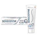 Sensodyne Repair & Protect Whitening Zahnpasta, Tägliche Zahnpasta mit Fluorid, 1x75ml, bei schmerzempfindlichen Zähnen