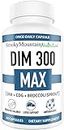 DIM 300mg Supplement Complex (60 Capsules) Diindolylmethane Plus BioPerine, CDG, & Broccoli Sprouts - Aromatase Inhibitor for Men; DIM for Weight Loss, Acne, Hormone Balance, & Liver Health*