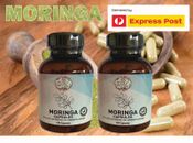 240 (2x 120 capsule jars) Organic Moringa Oleifera Capsules FREE EXPRESS POST!