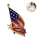 American Flag Lapel Pin Brooch - Patriotic USA Clothing Accessory