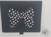 Minnie Mouse Bow Disney Parks Black Polka Dot 7” Tablet Case Kindle, iPad NEW