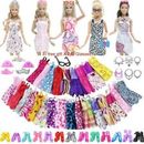 32pcs Items For Barbie Doll Jewellery Clothes Set Accessories Dresses Shoes AU