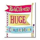 Danilo Promotions LTD Brightside 180 x 160 mm Ridiculously Giant Greetings Card and Well Made - Multi-Colour