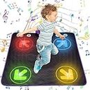 Dance Mat Toys for 3-12 Year Old Kids, Light Up Music Dance Game Mat with 5 Game Modes, Electronic Dance Pad Gifts for 3 4 5 6 7 8 9 10+ Year Old Girls