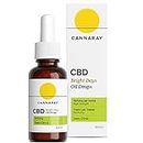 Cannaray CBD Oil Drops – Bright Days, 1500mg, Zesty Citrus | Strong High Strength 5% CBD | Vegan, THC-Free & GMO-Free (30ml)