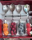Wolferman's Preserve Spoons 2003 Set of 4 Fruit Themed