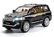 MTG Metro Toys & Gift Toyota Land Cruiser SUV 1:24 Big Size Diecast Scale Model Alloy Metal Pull Back Toy car for Kids with Openable Doors & Light, Music Toy Vehicle for Kids - Colors as Per Stock