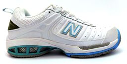 New Balance Women's Tennis Shoes Lace Up Athletic WC804W White Light Blue