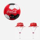 Katar WM 2022 Coca-Cola Fußball und Budweiser Mütze